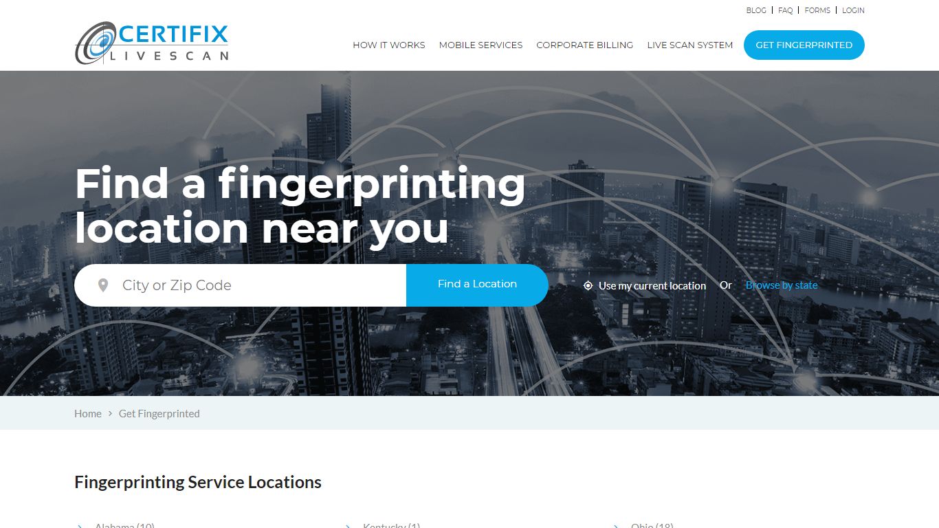 Live Scan Fingerprinting Locations Near You - Certifix Live Scan